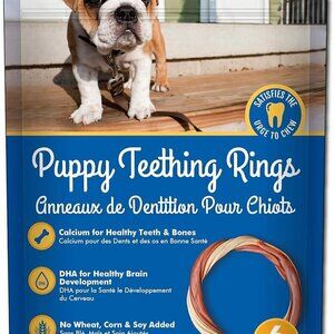 N-Bone Puppy Teething Ring Chicken Flavor (1 Pack Of 6 Rings) SEALED BAG